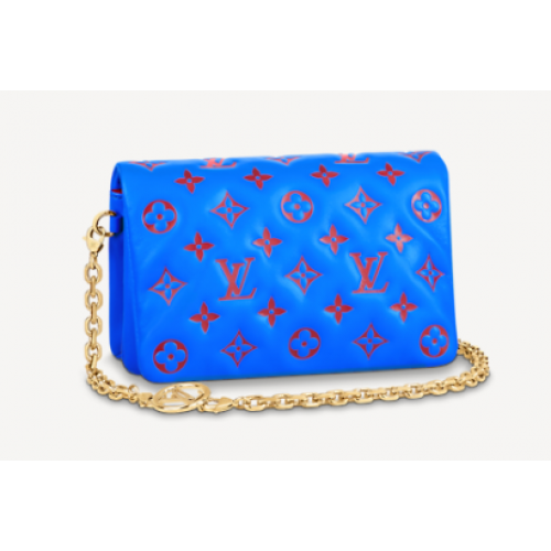 CUSCINO POCHETTE Louis Vuitton M80743 Blu Rosso