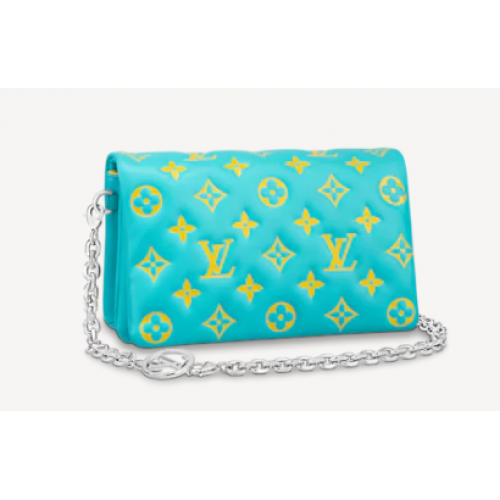 CUSCINO POCHETTE Louis Vuitton M80744 Verde Menta Giallo