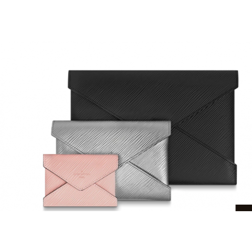 Louis Vuitton POCHETTE KIRIGAMI M64186 Nero Argento Rosa