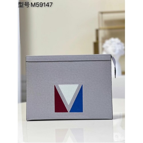 Louis Vuitton POCHETTE VOYAGE M59147 grigio