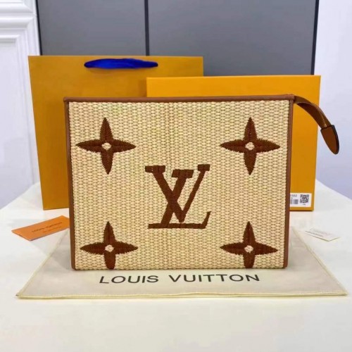Louis Vuitton POCHETTE DA VIAGGIO MM M30762 marrone
