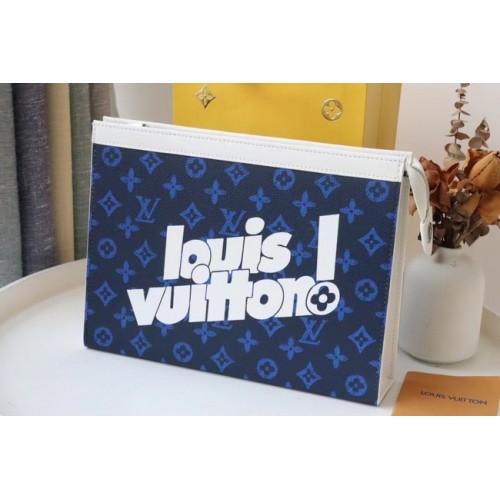 Louis Vuitton POCHETTE VOYAGE MM M61692 BLU