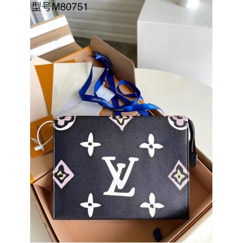Louis Vuitton POCHETTE DA VIAGGIO MM M80752 nera