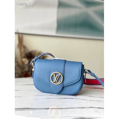 Louis Vuitton PONT 9 MORBIDA MM M58968 blu