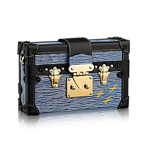 Louis Vuitton Petite Malle Epi Denim M50303 Denim chiaro