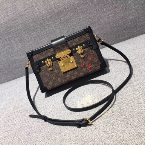 Borsa Louis Vuitton Petite Malle in tela monogramma M44154