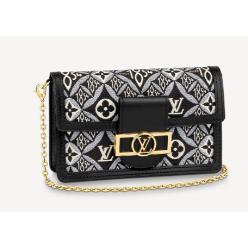 Louis Vuitton SINCE 1854 PORTAFOGLIO CON CATENA DAUPHINE M69992 Grigio