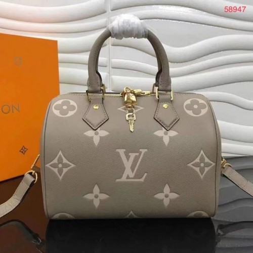 Louis Vuitton SPEEDY BANDOULIERE 25 M58947 grigio