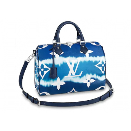Louis Vuitton SPEEDY BANDOULIERE 30 M45146 blu