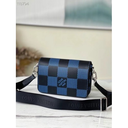 Borsa a tracolla Louis Vuitton N50037 blu