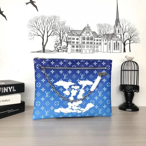 Louis Vuitton TOILET POUCH XL M45480 blu