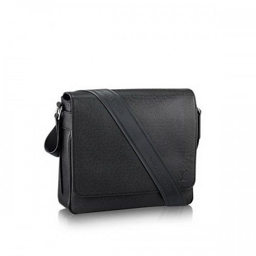 Louis Vuitton Taiga Pelle Romano PM M32824 Nero