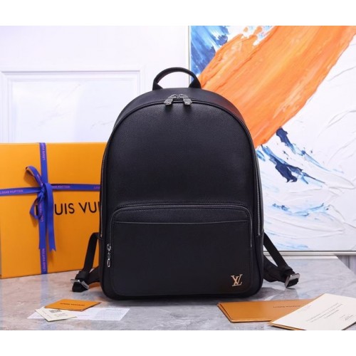 ZAINO Louis Vuitton Taiga in pelle di vacchetta M30258 NERO