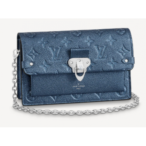 Louis Vuitton VAVIN PORTAFOGLIO A CATENA M59077 Navy Madreperla