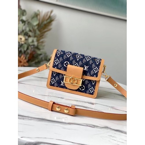 Mini Louis Vuitton SINCE 1854 DAUPHINE M57394 blu
