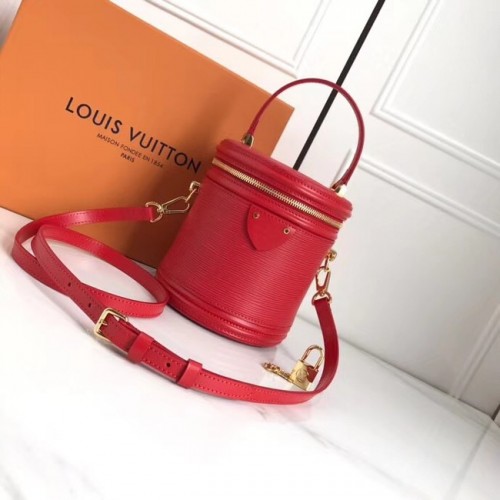 Louis Vuitton pelle Epi originale CANNES M52226 rosso