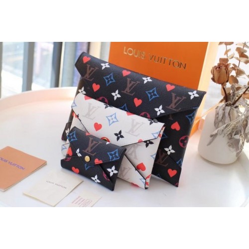 Louis Vuitton originale POCHETTE KIRIGAMI M67600 bianco e nero