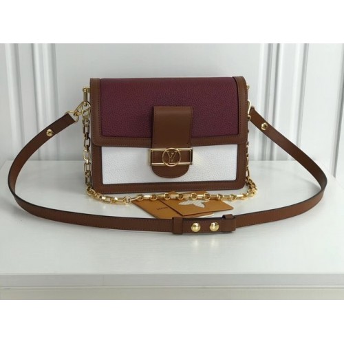 Louis Vuitton originale SAINT SULPICE PM M44391 Rosso con bianco