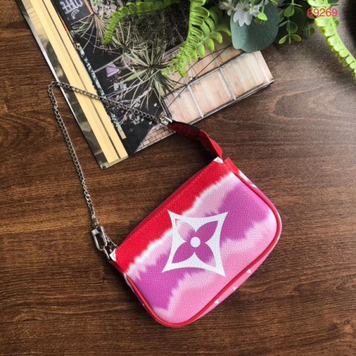 Louis vuitton ESCALE POCHETTE ACCESSORI Mini pochette M69269 rossa