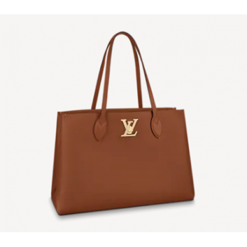 Louis vuitton SHOPPER LOCKME M58927 Chataigne Marrone