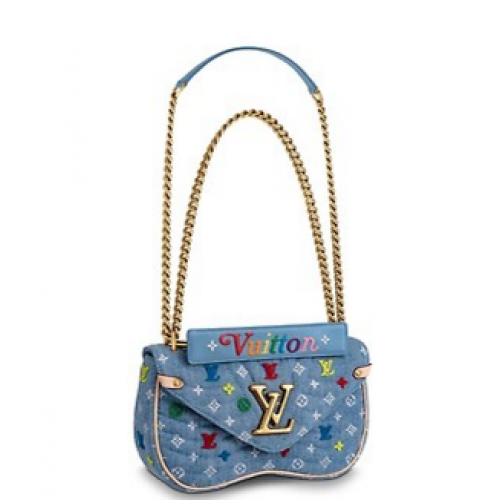 Louis vuitton NEW WAVE Medio M53692 blu