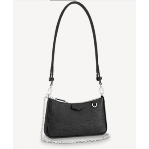 Louis vuitton ORIGINALE EASY POUCH SUL CINTURINO M80479 NERO