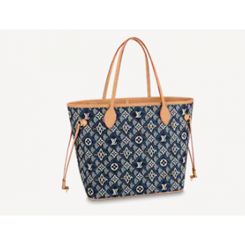 Louis vuitton SINCE 1854 NEVERFULL MM M57484 blu