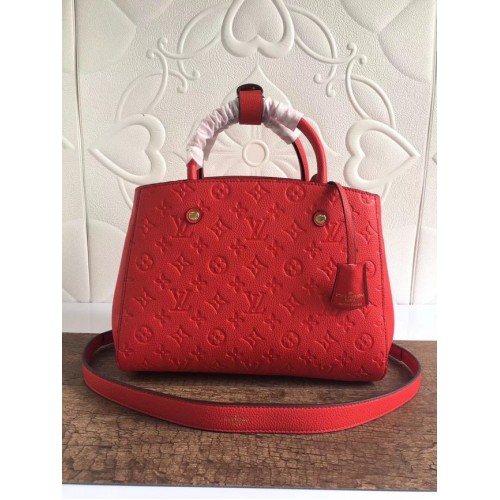 Louis vuitton mongram stampa MONTAIGNE N41046 rosso