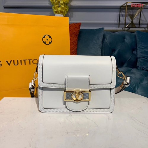 Louis vuitton originale DAUPHINE MM M55735 bianco