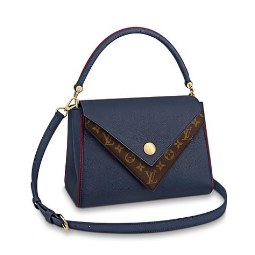 Louis vuitton originale DOUBLE V M55022 blu