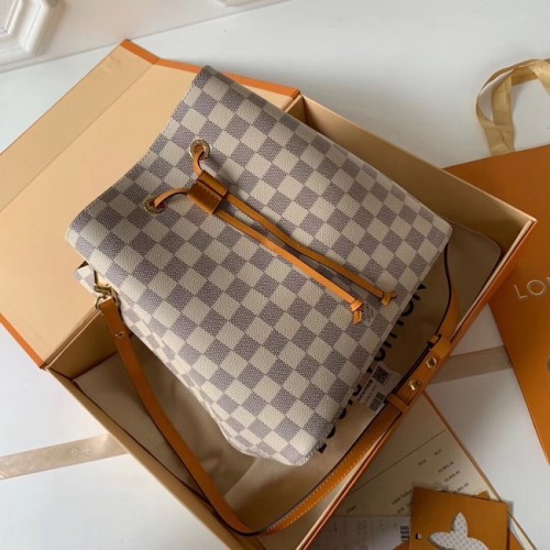 Louis vuitton originale Damier Azur NEONOE N44022 giallo