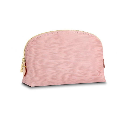 Louis vuitton originale Epi Leather POUCH COSMETICO PM M52030 rosa rosa Ballerine