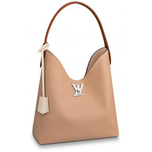 Louis vuitton originale LOCKME HOBO M44330 Beige