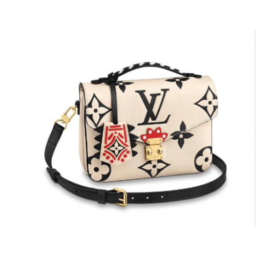 Louis vuitton originale Louis Vuitton CRAFTY POCHETTE METIS M45384 Bianco