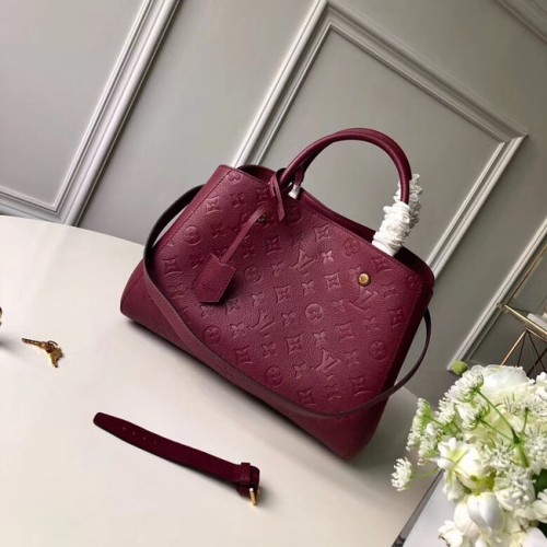 Louis vuitton originale MONTAIGNE MM M44311 fucsia