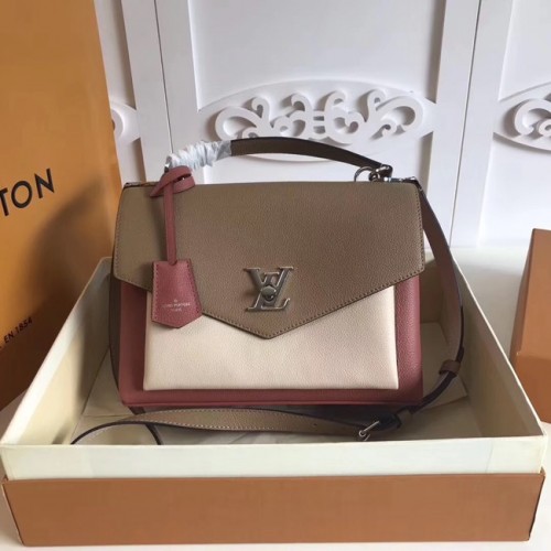 Louis vuitton originale MY LOCKME M54849 Galet&bianco