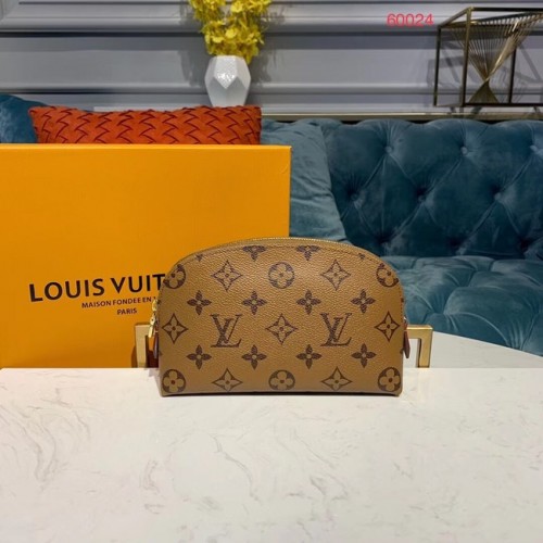 Louis vuitton originale Monogram COSMETIC POUCH PM M52030 giallo