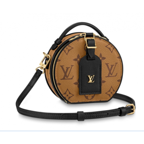 Louis vuitton originale Monogram Reverse Canvas MINI BOITE CHAPEAU M44699