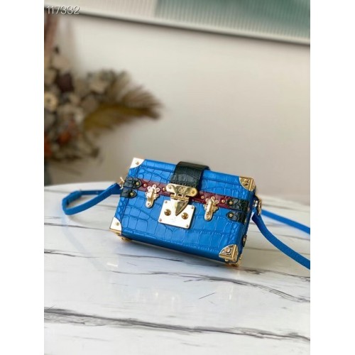 Louis vuitton originale PETITE MALLE N92049 blu