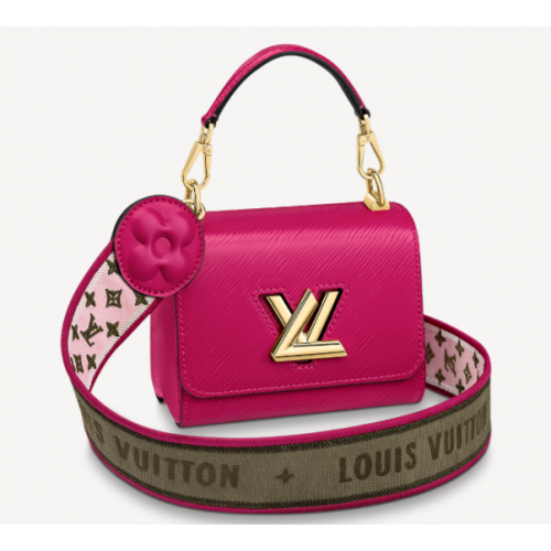 Louis vuitton originale TWIST MM M57050 Agathe Rose Pink