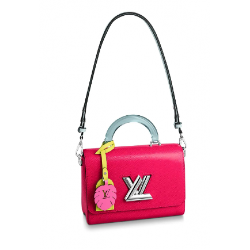 Louis vuitton originale TWIST Borsa tote media M56132 Rosa