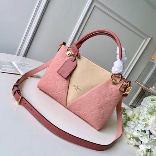 Louis vuitton originale V TOTE BB M44397 Rosa e beige