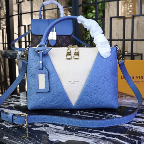 Louis vuitton originale V TOTE BB M44397 blu&beige