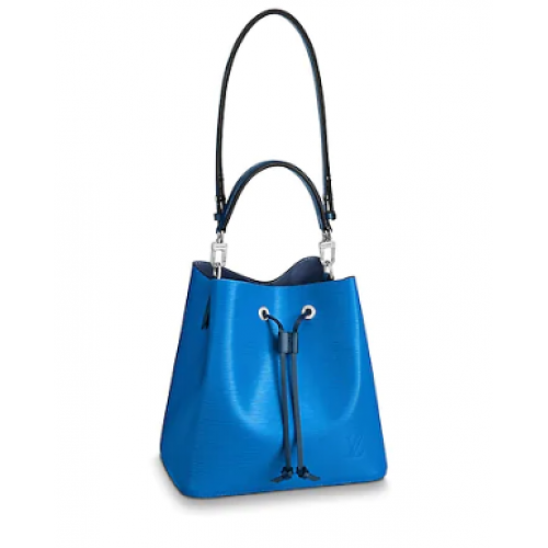 Louis vuitton pelle epi originale NEONOE M55935 BLU