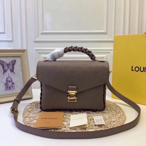 Louis vuitton originale stampa mongram POCHETTE METIS M43941 GRIGIO