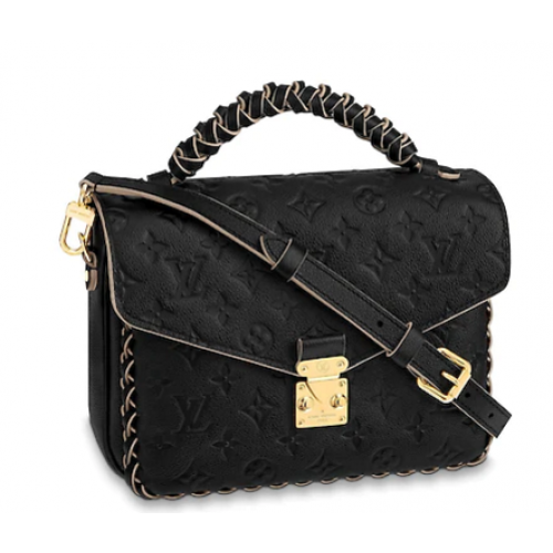 Louis vuitton originale mongram empreinte POCHETTE METIS M43942 Nero