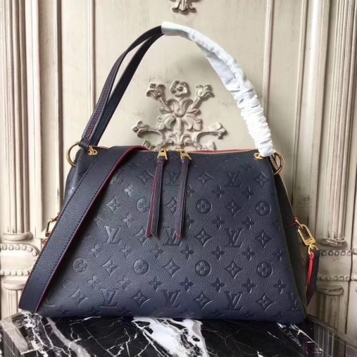 Stampa mongram originale Louis vuitton PONTHIEU PM M43721 Blu navy