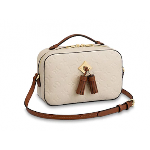 Stampa mongram originale Louis vuitton SAINTONGE M44593 Cream Caramel
