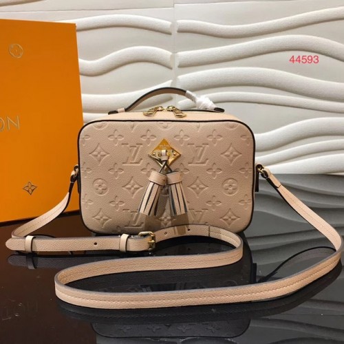 Stampa mongram originale Louis vuitton SAINTONGE M44593 albicocca