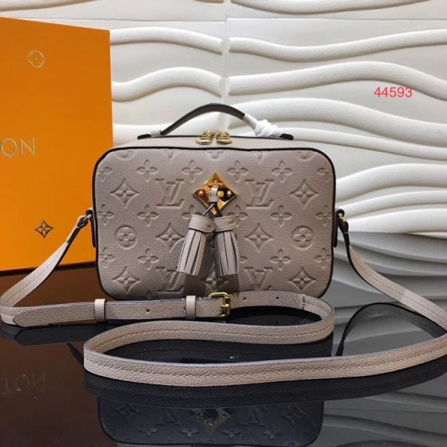 Stampa mongram originale Louis vuitton SAINTONGE M44593 grigio chiaro